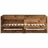 vidaXL Dagbed met hoofdeinde Oud Hout 75 x 190 cm Bewerkt hout