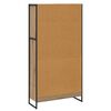 vidaXL Boekenkast 2 pcs Ambachtelijk eiken 80 x 30 x 155 cm