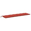 vidaXL Tuinbankkussen 200x50x7 cm stof gem&ecirc;leerd rood