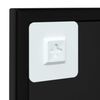vidaXL Wandspiegel 60x60 cm metaal zwart
