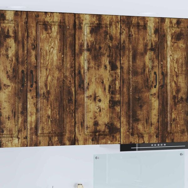 vidaXL Keukenkast Kalmar Gerookt eiken 40 x 31 x 100 cm Bewerkt hout