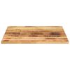 vidaXL Tafelblad vierkant 80x80x1,5 cm massief ruw mangohout