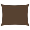 vidaXL Zonnezeil 160 g/m&sup2; 6x8 m HDPE bruin