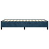 vidaXL Bedframe zonder matras 90x200 cm fluweel donkerblauw