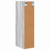vidaXL Hangkast met opslag Grijs Sonoma 20 x 29,5 x 80 cm Bewerkt hout