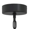 vidaXL Hanglamp E27 Ø 31 cm ijzer zwart