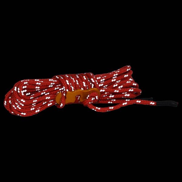 vidaXL Tentscheerlijnen met spanners 8 st reflecterend 4 m 4 mm