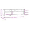 vidaXL Tv-meubel 150x30x44,5 cm bewerkt hout wit