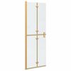 vidaXL Inloopdouchewand Goud 70 x 6,5 x 190 cm