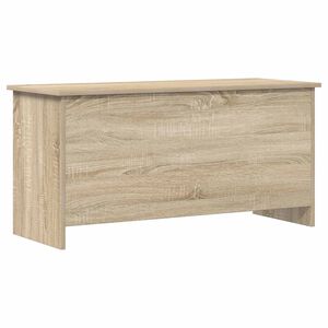 vidaXL Opbergkist Sonoma Eiken 100 x 40 x 50 cm Bewerkt hout