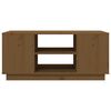 vidaXL Salontafel 90x49x40,5 cm massief grenenhout honingbruin