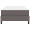 vidaXL Bedframe met matras Grijs 90 x 190 cm Stof