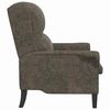 vidaXL Fauteuil Donkergrijs 76 x 94 x 102 cm Nep Leer