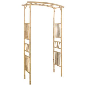 vidaXL Tuin Boog Naturel 110 x 40 x 205 cm Bamboe