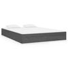 vidaXL Bedframe massief hout grijs 120x190 cm