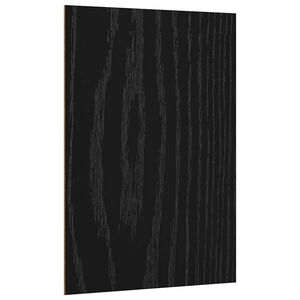 vidaXL Decorpanelen 12 st Zwart Eiken 21 x 30 x 0,27 cm Bewerkt hout