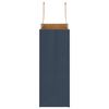 vidaXL Papieren zakken 250 st met hengsels 21x11x28 cm blauw
