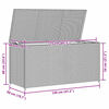 vidaXL Tuinbox 120x50x60 cm poly rattan grijs