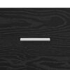 vidaXL Dressoir met lade Zwart Eiken 42,5 x 40 x 93 cm Bewerkt hout