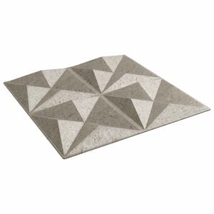 vidaXL Wandpanelen 24 pcs Origami Beton 50 x 50 cm XPS Schuim