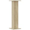 vidaXL Speakerstandaards 2 st 30x30x95 cm bewerkt hout sonoma eiken