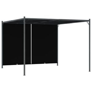 vidaXL Pergola met uittrekbaar dak 3x3 m antraciet