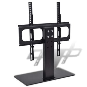 vidaXL Tv-beugel met basis 400x400 mm 23" - 55" ijzer zwart