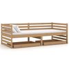 vidaXL Slaapbank met lades massief grenenhout honingbruin 90x200 cm