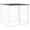 vidaXL Kippenhok met dak 103x98x90 cm gegalvaniseerd staal antraciet