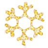 vidaXL Kerstfiguur sneeuwvlok met 48 warmwitte LED's 27x27 cm