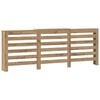 vidaXL Radiatorombouw 205x21,5x83,5 cm bewerkt hout artisanaal eiken