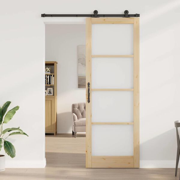 vidaXL Schuifdeur ORKDAL Naturel 83 x 232 cm