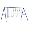 vidaXL Buiten Schommelset Meerkleurig 330 x 185 x 185 cm Staal en PE