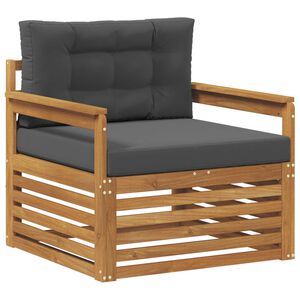 vidaXL Tuinbank Massief Acaciahout en Polyester