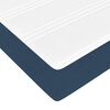 vidaXL Ottoman bed met matras 140x200cm stof blauw