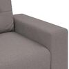 vidaXL Loveseat Bank Taupe 140 cm Stof