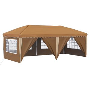 vidaXL Pop-up partytent 575 x 288 x 245 cm Beige