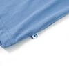 Kindershirt 128 middenblauw