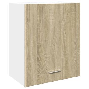 vidaXL Wandkast Lyon 50x31x60 cm bewerkt hout sonoma eikenkleurig