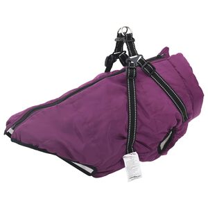vidaXL Hondenjas Paars L44 Fleece en polyester
