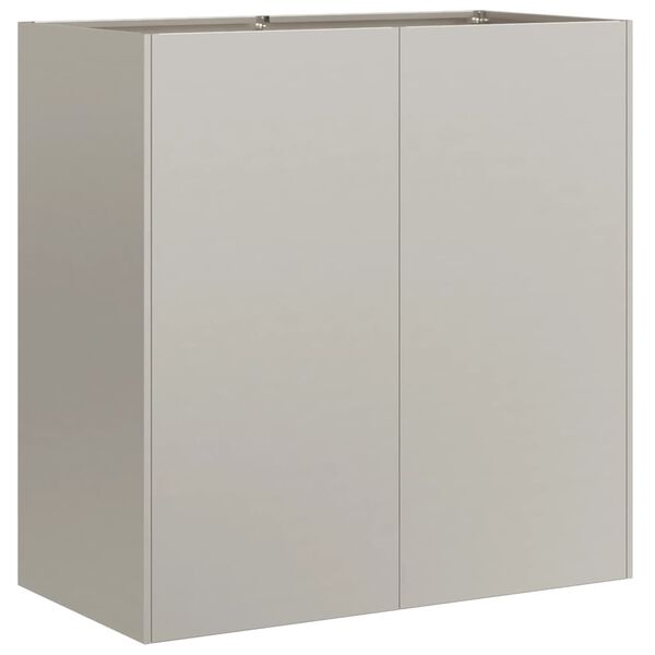 vidaXL Plantenbak roestig 80x40x80 cm weervast staal