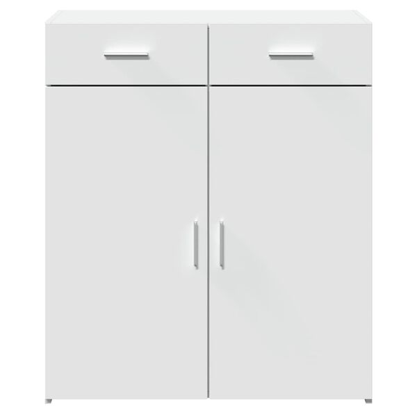 vidaXL Dressoir 80x42,5x93 cm bewerkt hout wit