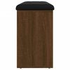 vidaXL Schoenenbank 102x32x50 cm bewerkt hout bruin eikenkleur