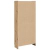 vidaXL Hoge kast 82,5x30,5x185 cm bewerkt hout artisanaal eikenkleur