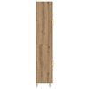 vidaXL Hoge kast 2 pcs Artisan Eiken Bewerkt hout
