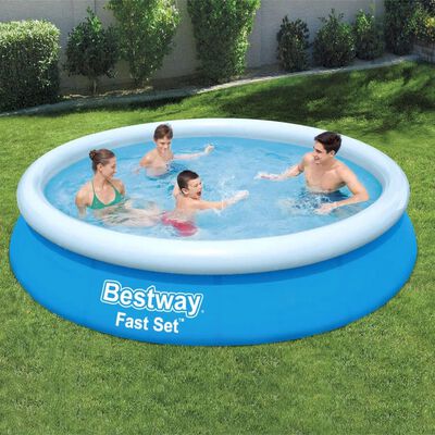 Bestway Zwembad Fast Set opblaasbaar rond 366x76 cm 57273