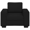 vidaXL Fauteuil 100x77x82 cm stof zwart
