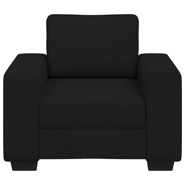 vidaXL Fauteuil 100x77x82 cm stof zwart
