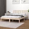 vidaXL Bedframe massief grenenhout 150x200 cm
