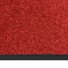 vidaXL Deurmat 60x80 cm rood